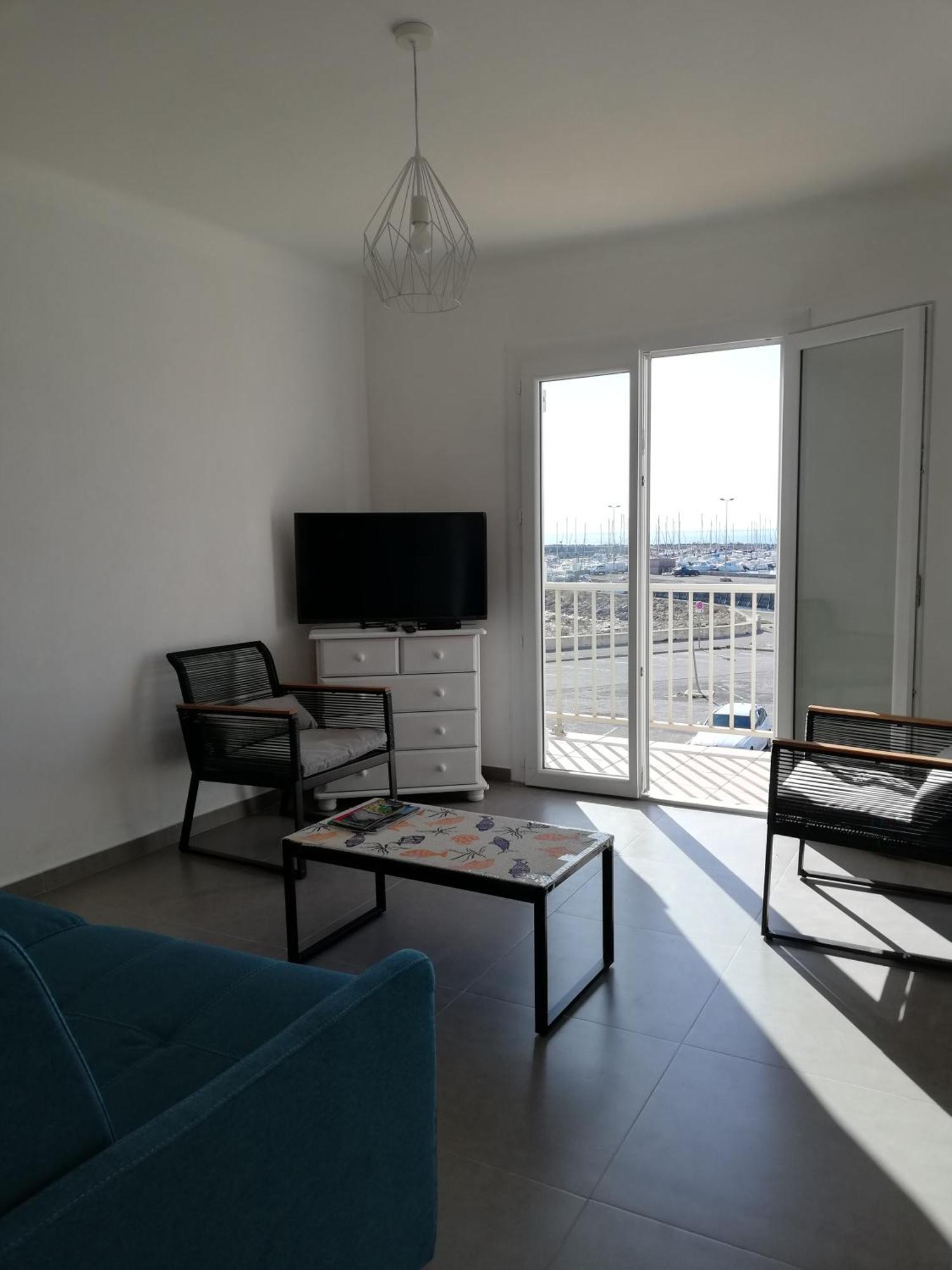 Superbe Appartement Avec Vue Sur Mer Et Port, Parking Prive Saint-Pierre-la-Mer  Exteriör bild
